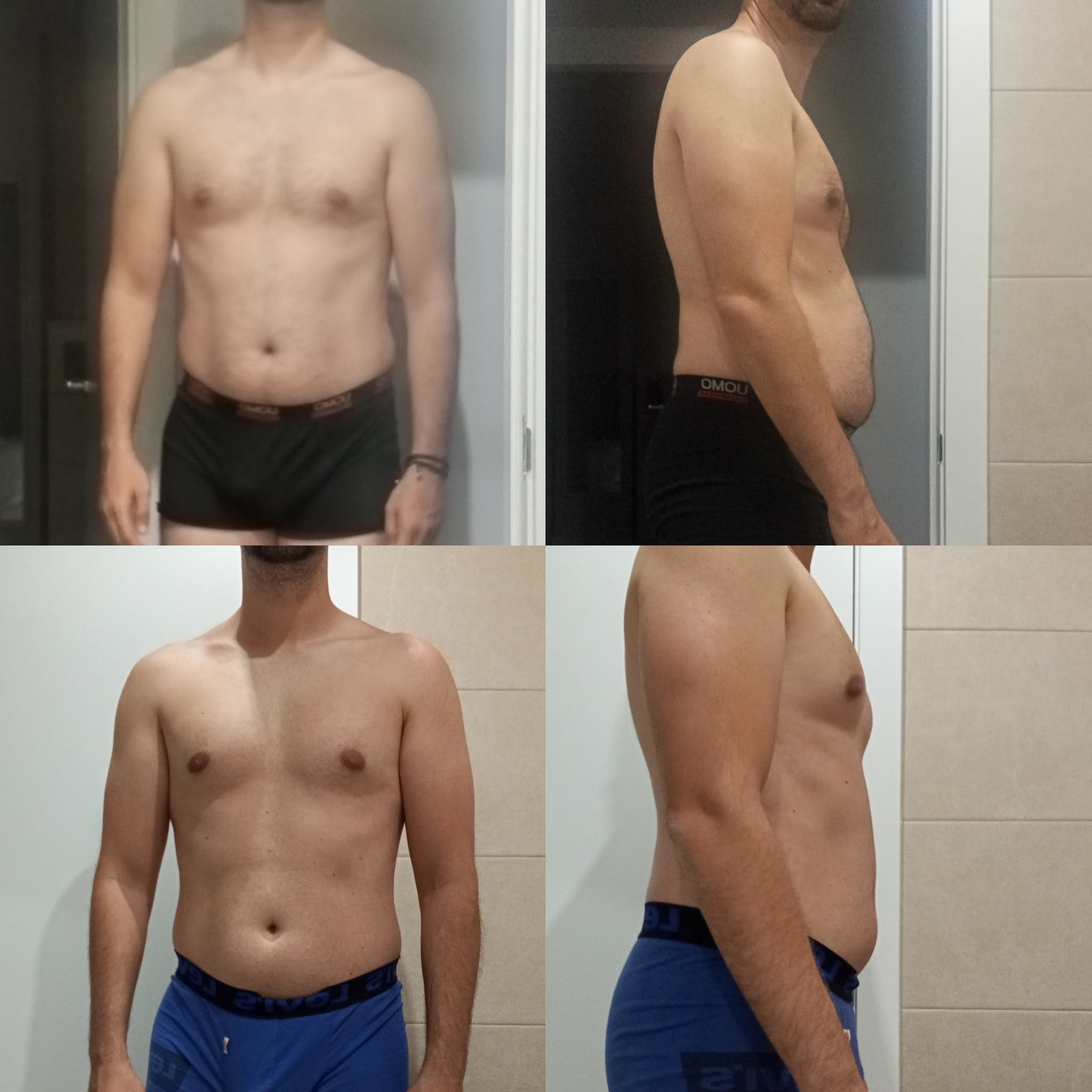 Transformación de Jorge, antes y después